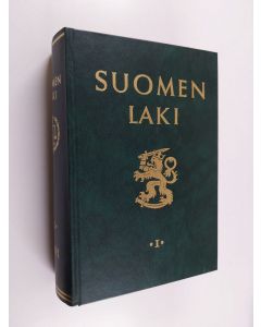 käytetty kirja Suomen laki 1991 osa 1