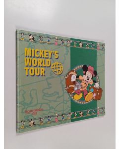Kirjailijan Ole Frøstrup käytetty kirja Mickey's World Tour
