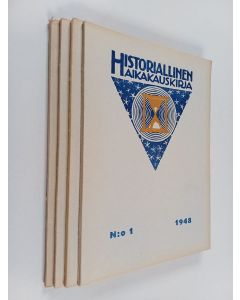 Tekijän Jalmari Jaakkola  käytetty kirja Historiallinen aikakauskirja vuosikerta 1948 (nrot 1-4)