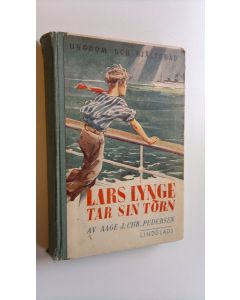 Kirjailijan Aage J. Chr. Pedersen käytetty kirja Lars Lynge tar sin törn