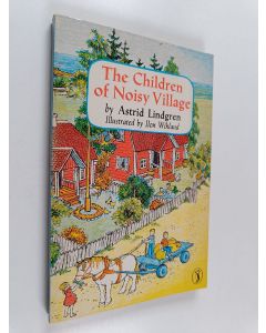 Kirjailijan Astrid Lindgren käytetty kirja The children of Noisy Village