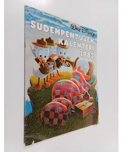 Kirjailijan Walt Disney käytetty teos Sudenpentujen kalenteri 1983
