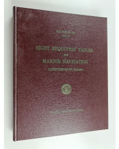 käytetty kirja Sight reduction tables for marine navigation - vol. 5 : latitudes 60-75