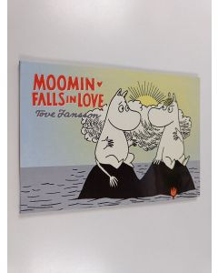 Kirjailijan Tove Jansson käytetty kirja Moomin falls in love