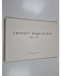 käytetty teos Lennart Segerstråle 1892-1975