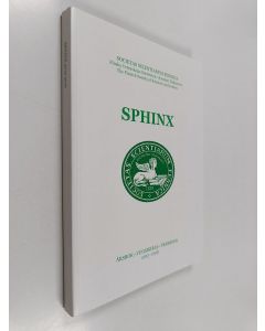 käytetty kirja Sphinx : årsbok = vuosikirja = yearbook 2015-2016