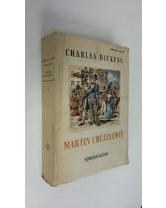 Kirjailijan Charles Dickens käytetty kirja Martin Chuzzlewit, hans liv och äventyr 2