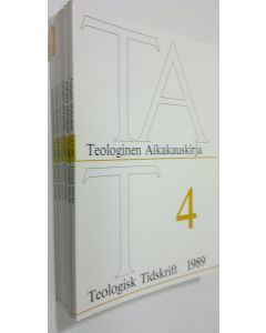 Tekijän Eero Huovinen  käytetty kirja Teologinen aikakauskirja = teologisk tidskrift : 1989 vuosikerta 1-6