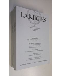 käytetty kirja Lakimies vuosikerta 2015 (6 lehteä) : Suomalaisen lakimiesyhdistyksen aikakauskirja