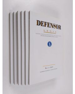 käytetty kirja Defensor legis - vuosikerta 2013 (N:o 1-6)