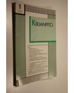 Tekijän Jari Linhala  käytetty kirja Kirjanpito