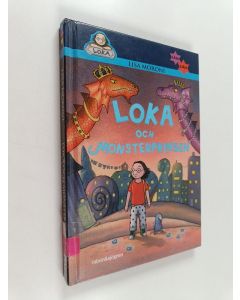 Kirjailijan Lisa Moroni käytetty kirja Loka och monsterprinsen