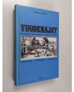 Kirjailijan Johannes Häyhä käytetty kirja Kuvaelmia itäsuomalaisten vanhoista tavoista Vuodenajat : joulun vietto, talvitoimet, kesäaskareet