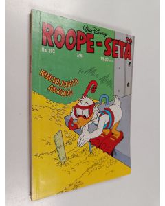 Kirjailijan Walt Disney käytetty kirja Roope-setä 7/96