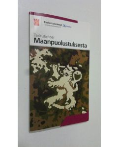 käytetty kirja Taskutietoa maanpuolustuksesta : Pääesikunnan tiedotusosaston julkaisu