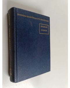 Kirjailijan Ruben Nöjd käytetty kirja Engelsk-svensk ordbok