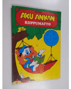 Kirjailijan Walt Disney käytetty kirja Aku Ankan riippumatto