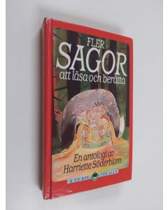 Kirjailijan Harriette Söderblom käytetty kirja Fler sagor att läsa och berätta : en antologi