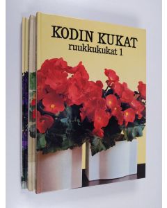 Kirjailijan Maja-Lisa Furusjö käytetty kirja Kodin kukat  : Ruukkukukat 1-3