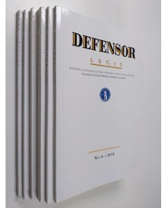 käytetty kirja Defensor legis - vuosikerta 2018 (N:o 1-6)