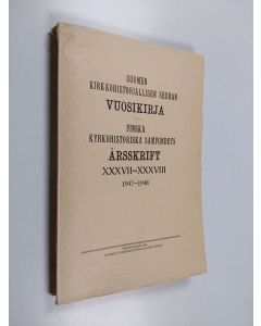käytetty kirja Suomen kirkkohistoriallisen seuran vuosikirja 1947-48