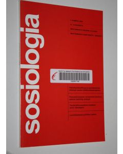 käytetty kirja Sosiologia 3/2004 : Westermarck-seuran julkaisu