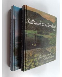 Kirjailijan Margareta Hjorth käytetty kirja Sällsamheter i Värmland Del 1-2