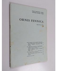 käytetty teos Ornis Fennica 2/1973 Vol 50