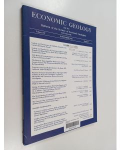 käytetty kirja Economic geology and the bulletin of the society of economic geologists 7/92