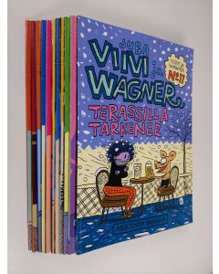 Tekijän Juba  käytetty kirja Viivi ja Wagner 1-11 : Sikspäkki ja salmiakkia / Apua, sängyssäni on sika! / Ei banaaninkuoria paperikoriin! / Oi, mikä karju! / Kuumaa hiekkaa / Viriili vesipeto / Sohvaperunoiden kuningas / Ranskalainen liukumäki / Kaasua so