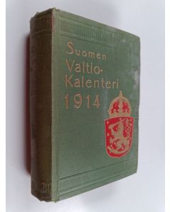 käytetty kirja Suomen valtiokalenteri Vuodelle 1914