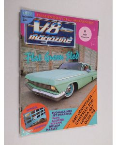 käytetty teos V8 magazine 8/1991 (+juliste)