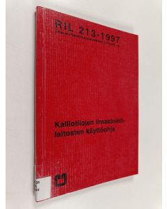 käytetty kirja Kalliotilojen ilmastointilaitosten käyttöohje
