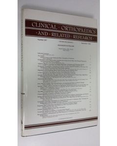 Kirjailijan Carl T. Brighton käytetty kirja Clinical orthopaedics and related research nr. 297 : Advances in Finland