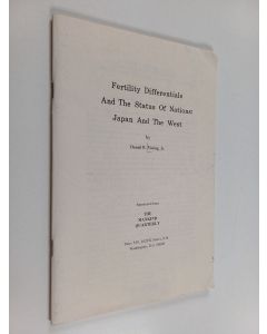 Kirjailijan Daniel R. Vining käytetty teos Fertility differentials and the status of nations : Japan and the West