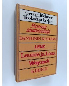 Kirjailijan Georg Buchner käytetty kirja Teokset ja kirjeet