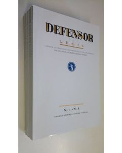 käytetty kirja Defensor legis vuosikerta 2013 (6 lehteä)