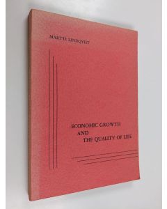 Kirjailijan Martti Lindqvist käytetty kirja Economic Growth and the Quality of Life - An Analysis of the Debate Within the World Council of Churches, 1966-1974