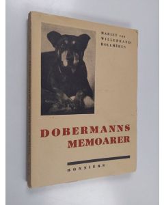 Kirjailijan Margit von Willebrand-Hollmerus käytetty kirja Dobermanns memoarer