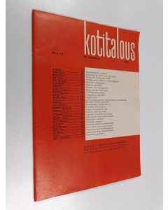 käytetty teos Kotitalous 7-8/1975