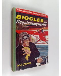 Kirjailijan W. E. Johns käytetty kirja Biggles och flygplansmysteriet