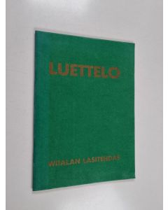 käytetty kirja Luettelo talouslasille