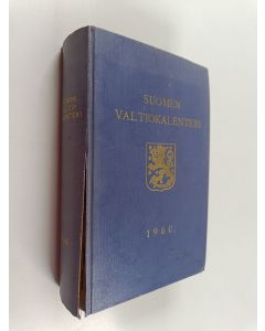 käytetty kirja Suomen valtiokalenteri vuodeksi 1960