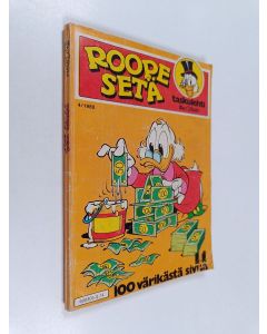 Kirjailijan Walt Disney käytetty kirja Roope-setä 4/1980