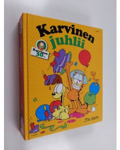 Kirjailijan Jim Davis käytetty kirja Karvinen juhlii : Karvinen 30 v.