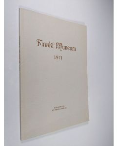 käytetty kirja Finskt museum 1971