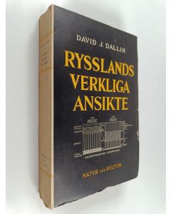 Kirjailijan David J. Dallin käytetty kirja Rysslands verkliga ansikte