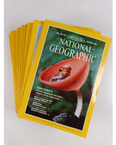 käytetty kirja National geographic vuosikerta 1983 (Nr. 5 puuttuu)
