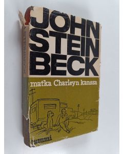 Kirjailijan John Steinbeck käytetty kirja Matka Charleyn kanssa