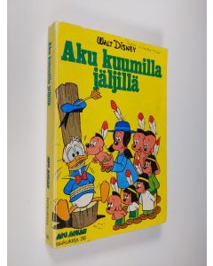 Kirjailijan Walt Disney käytetty kirja Aku kuumilla jäljillä